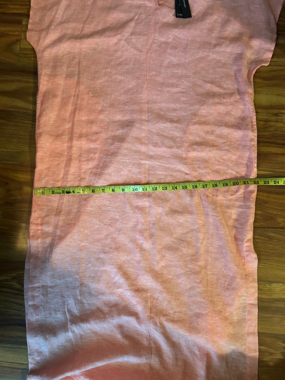 Tahari coral linen blend Swim Cover-Up Caftan dress small - Picture 10 of 12